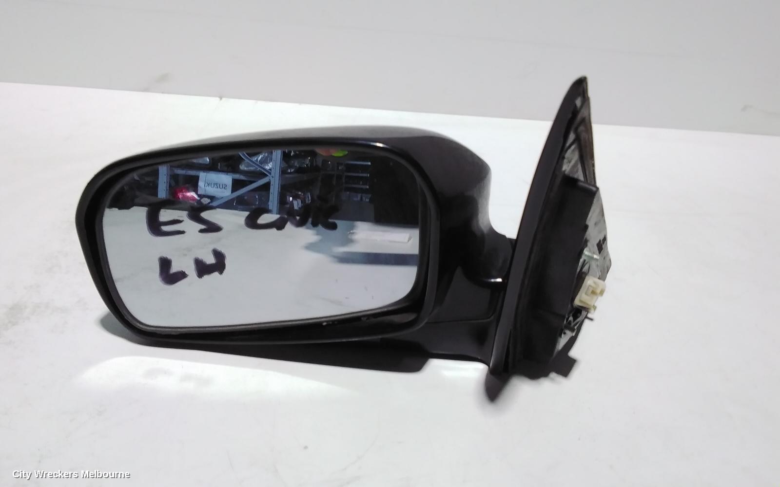 HONDA CIVIC LEFT DOOR MIRROR, 7TH GEN, SEDAN, 3 WIRE TYPE, 11/2000 - 12/2005