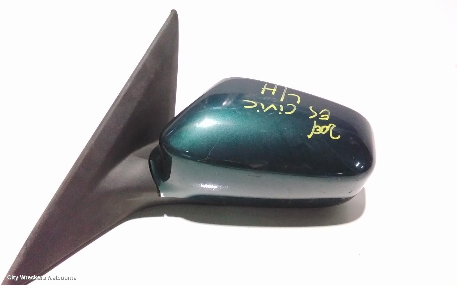 HONDA CIVIC LEFT DOOR MIRROR, 7TH GEN, SEDAN, 3 WIRE TYPE, 11/2000 - 12/2005