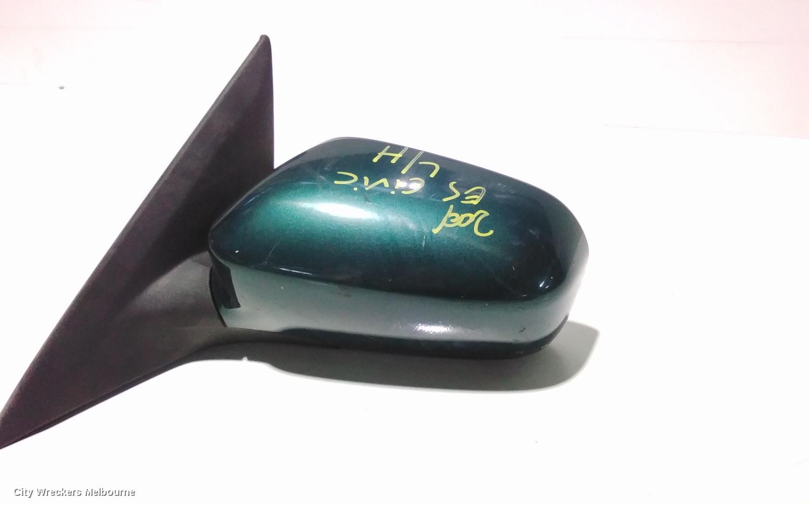 HONDA CIVIC LEFT DOOR MIRROR, 7TH GEN, SEDAN, 3 WIRE TYPE, 11/2000 - 12/2005