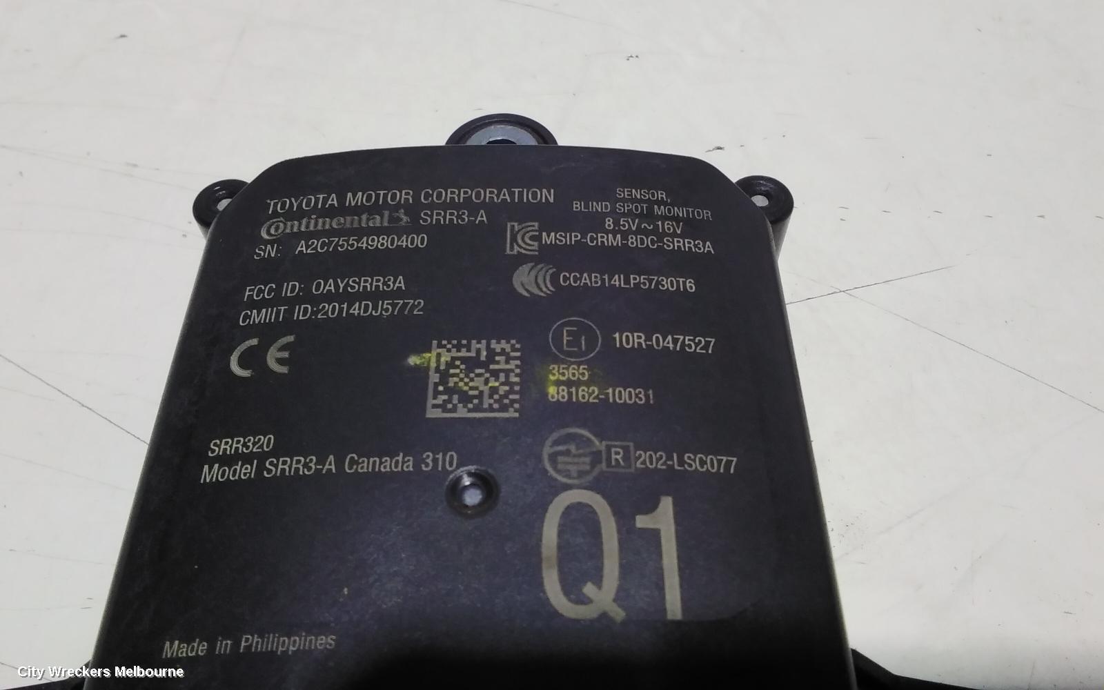 TOYOTA C-HR, GEN 1, 12/2016 - 09/2023, LHR BLIND SPOT MODULE : 91252