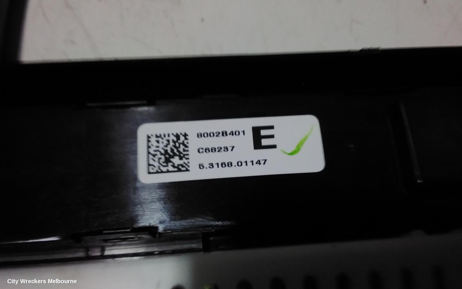 MITSUBISHI OUTLANDER HEATER/AC CONTROLS, DUAL ZONE CLIMATE CONTROL TYPE, ZJ-ZL, 10/2012 ONWARDS