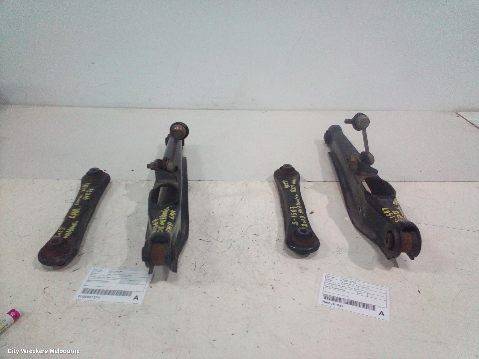 MITSUBISHI OUTLANDER RIGHT REAR TRAILING ARM, LOWER CONTROL ARM-REAR, ZJ-ZL, 10/2012 ONWARDS