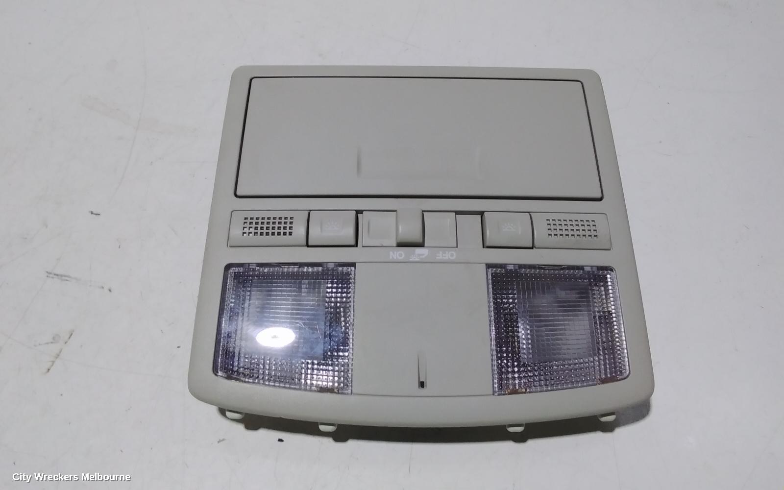 MAZDA CX9 COURTESY LIGHT, FRONT, MAP LIGHTS, W/ SUNGLASS HOLDER, NON SUNROOF SWITCH TYPE, 12/2007 ONWARDS