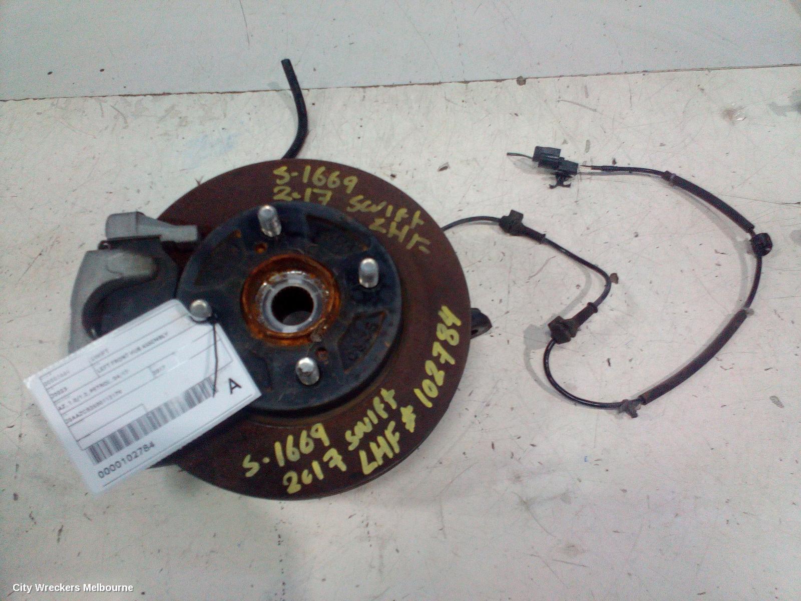 SUZUKI SWIFT LEFT FRONT HUB ASSEMBLY, AZ, 1.0/1.2, PETROL, 04/2017 ONWARDS