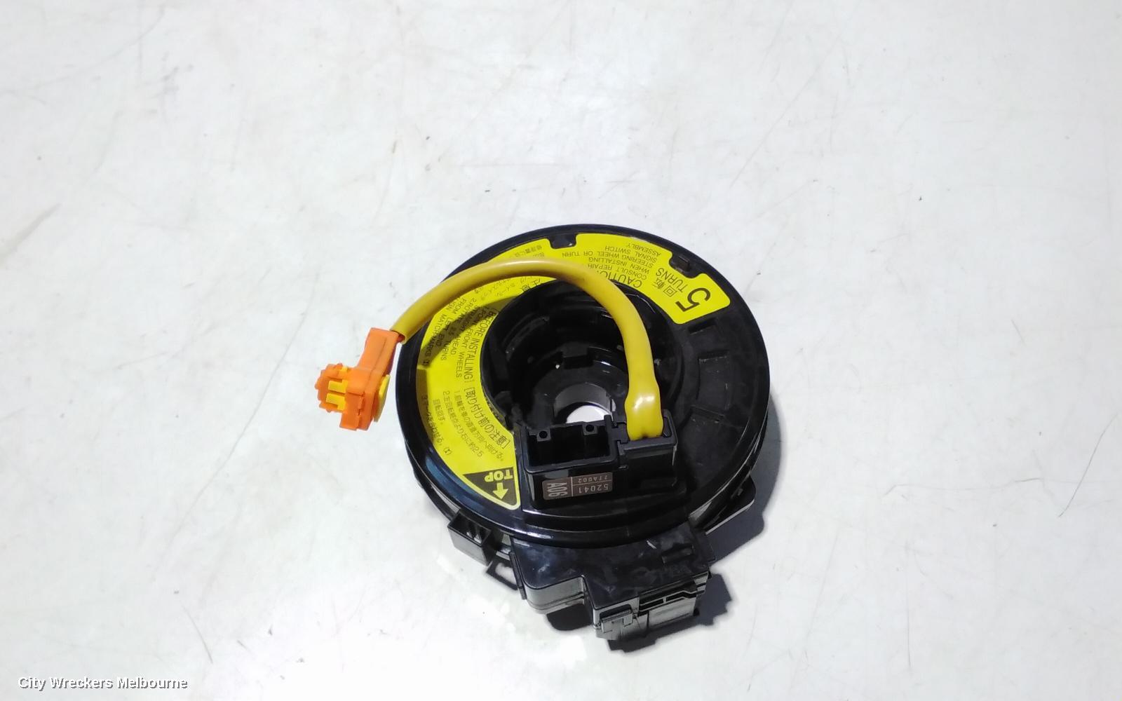 TOYOTA HIACE AIRBAG MODULE/SENSOR, CLOCKSPRING, TRH/KDH, 03/2005 - 01/2014