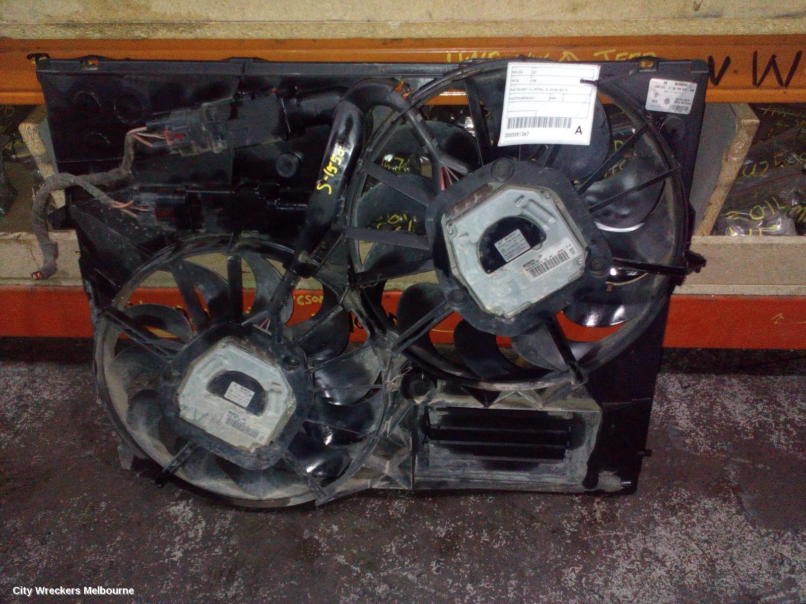 AUDI Q7 FAN, DUAL FAN ASSY, 4.2, PETROL, 4L, 09/2006 - 08/2010