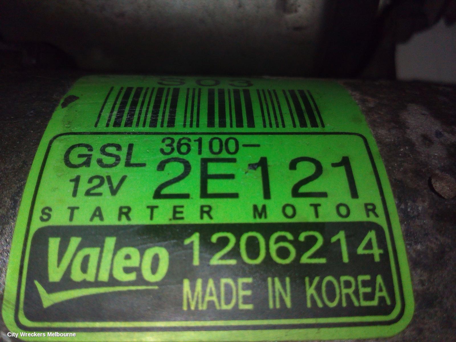 HYUNDAI IX35 STARTER, PETROL, 2.0, G4NC, LM SERIES, 06/2013 - 01/2016