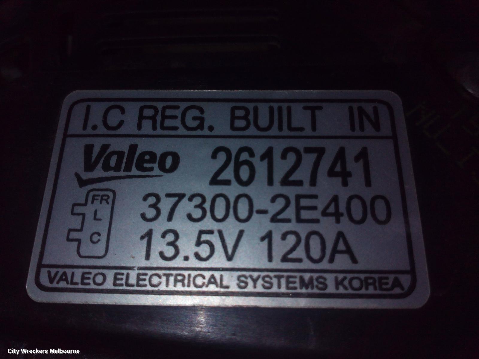 HYUNDAI IX35 ALTERNATOR, PETROL, 2.0, G4NC, LM SERIES, 06/2013 - 01/2016