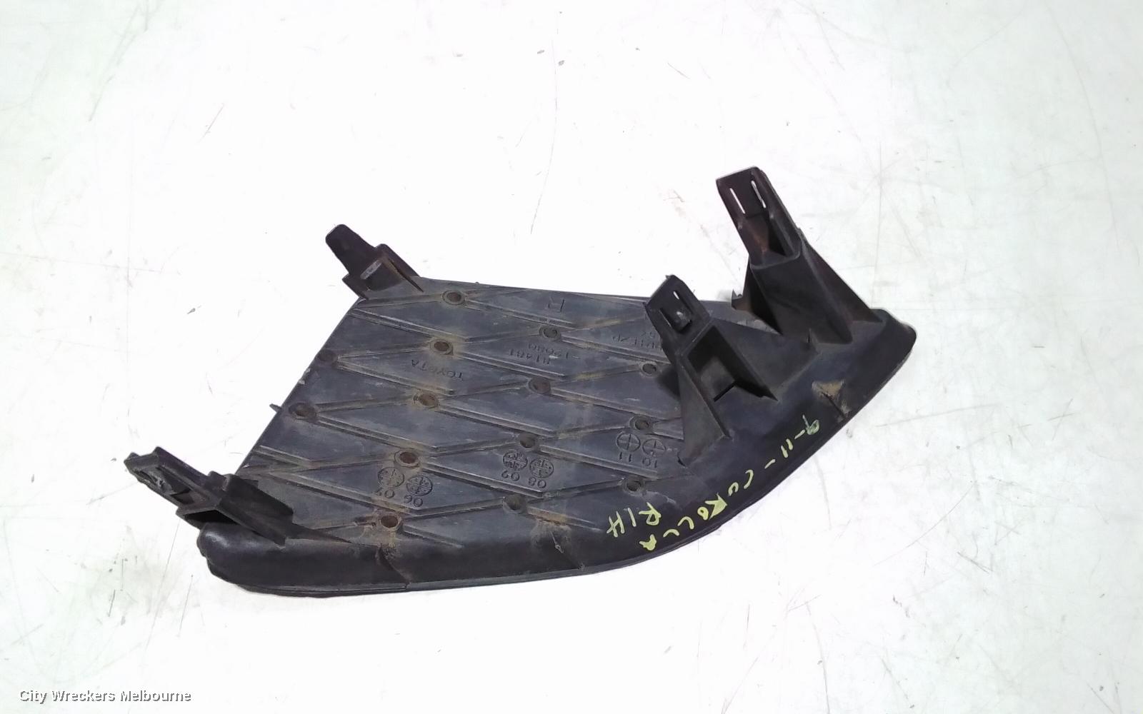 TOYOTA COROLLA RIGHT INDICATOR/FOG/SIDE, BUMPER FOGLAMP, ZRE152R, HATCH, 03/2007 - 10/2009
