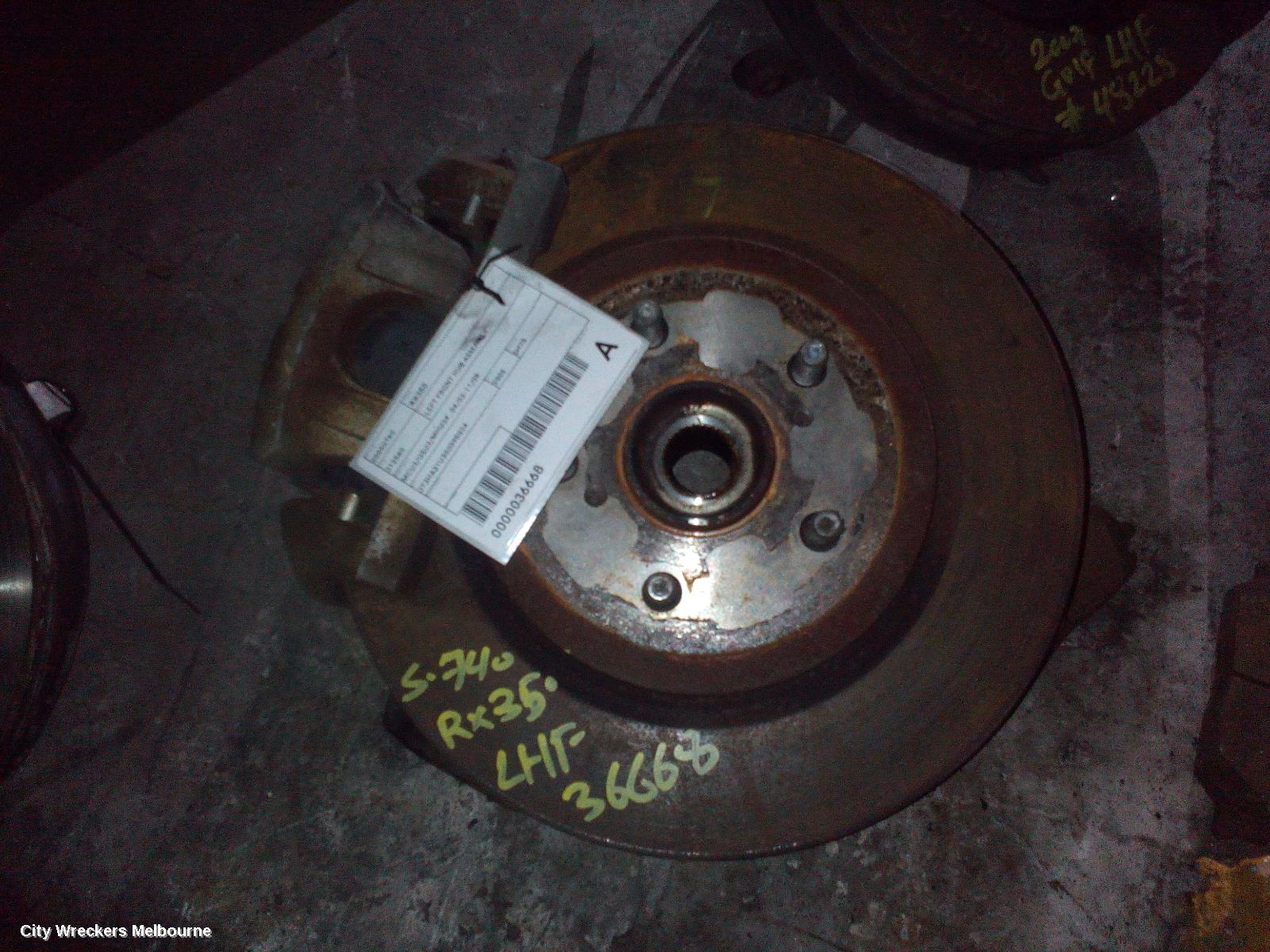 LEXUS RX SERIES LEFT FRONT HUB ASSEMBLY, MCU3/GSU3/MHU3#, 04/2003 - 11/2008