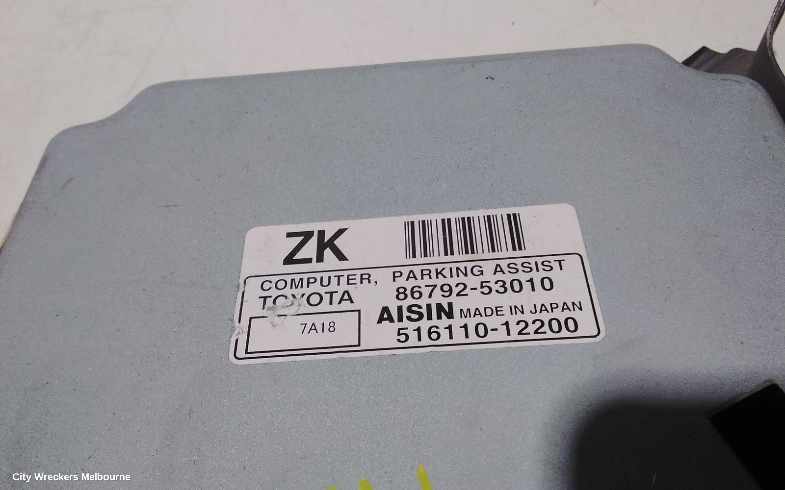 LEXUS IS250/IS250C, GSE20R 11/2005 - 07/2013, 86792-53010 COMPUTER  PARKING ASSIST: 91454
