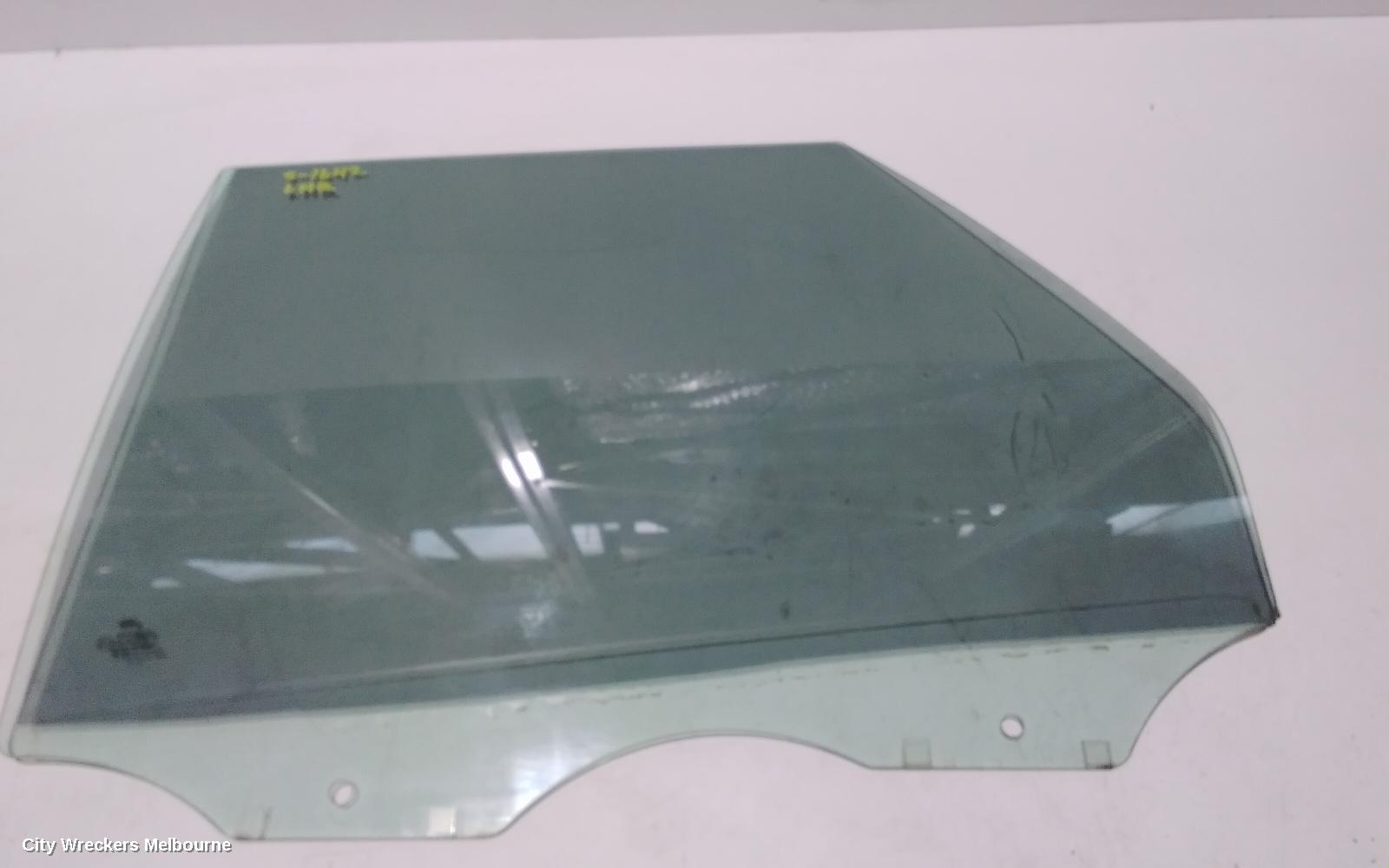 FORD TERRITORY LEFT REAR DOOR WINDOW, SZ MKI-MKII, FACTORY PRIVACY TINT, 04/2011 - 12/2016