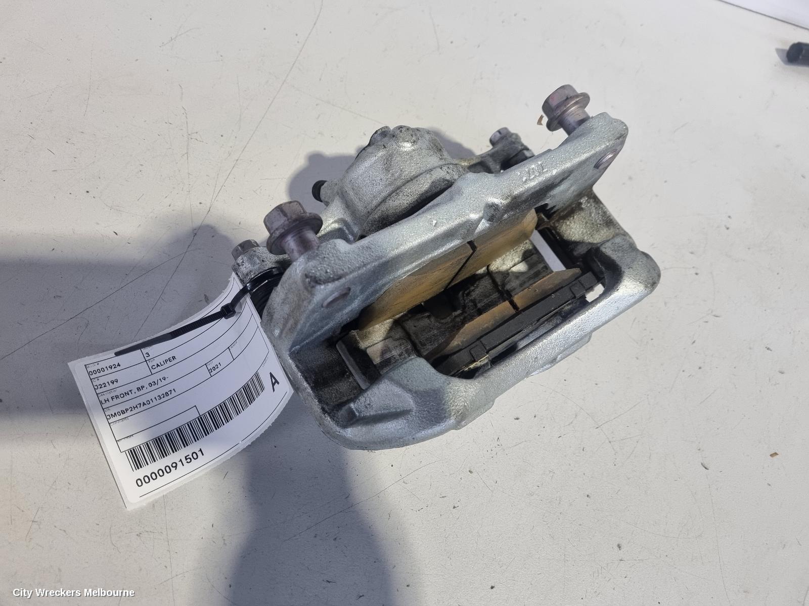MAZDA 3 CALIPER, LH FRONT, BP, 03/2019 ONWARDS