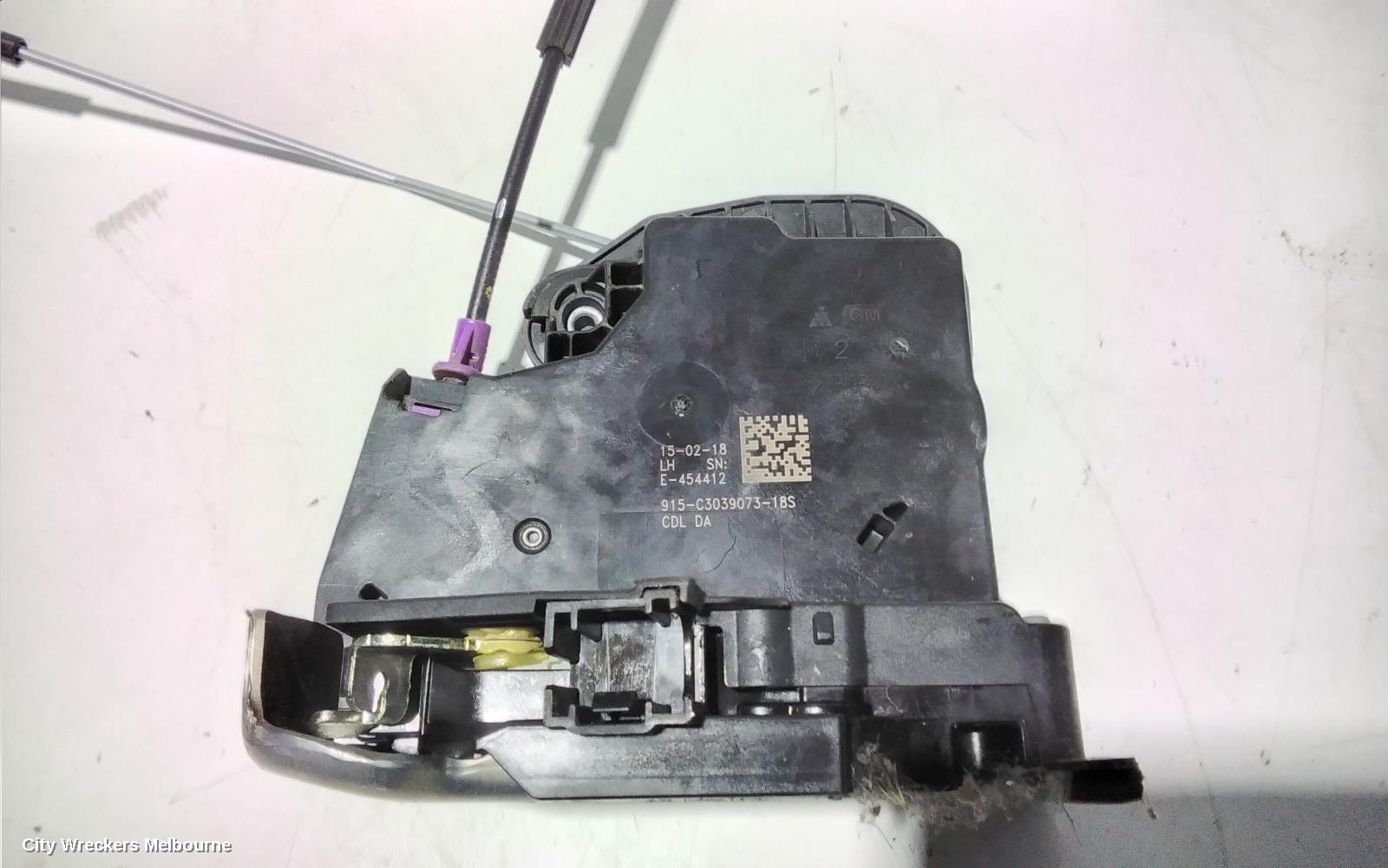 HOLDEN COMMODORE DOOR/BOOT/GATE LOCK, LEFT REAR DOOR LOCK, ZB, 10/2017 - 12/2020