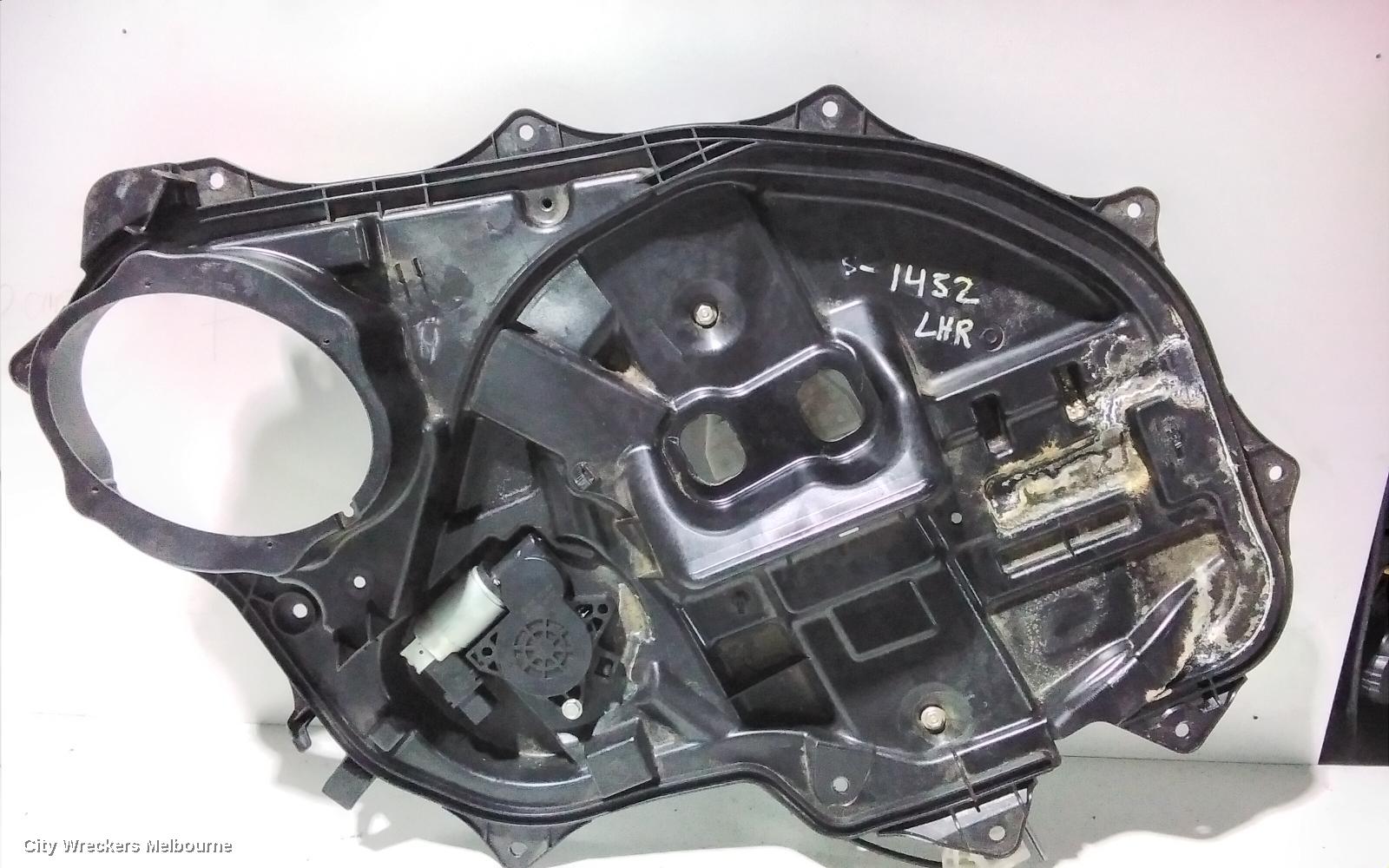 MAZDA CX9 LEFT REAR WND REG/MOTOR, TB, DOOR REG ASSY (REG AND MOTOR), 12/2007 - 12/2015