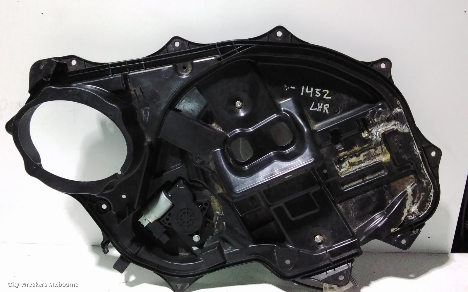 MAZDA CX9 LEFT REAR WND REG/MOTOR, TB, DOOR REG ASSY (REG AND MOTOR), 12/2007 - 12/2015
