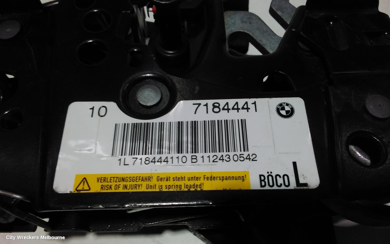 BMW 5 SERIES BONNET LOCK/SUPPORT, F10/F11, LEFT SIDE BONNET LOCK. 05/2010 - 01/2017