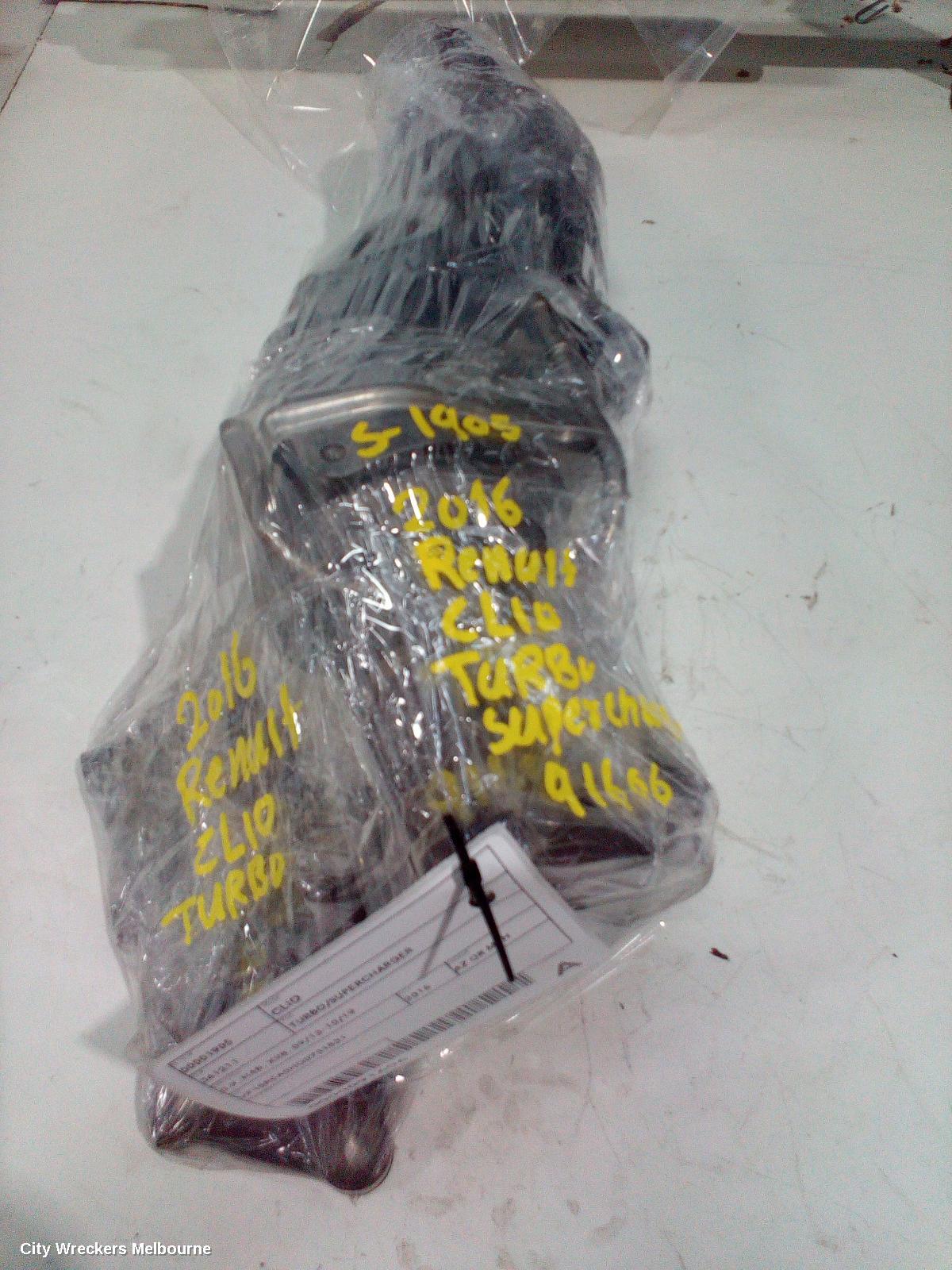 RENAULT CLIO TURBO SUPERCHARGER, 0.9, H4B, X98, 09/2013 - 10/2019