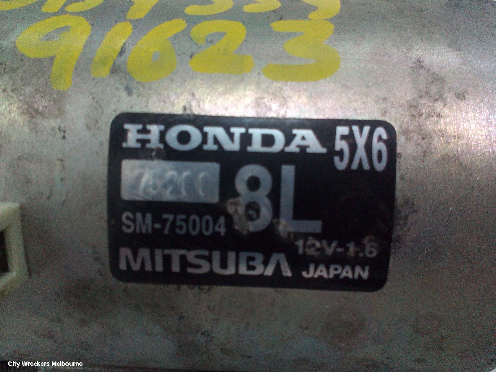 HONDA ODYSSEY STARTER, 2.4, K24W, RC1, 02/2014 ONWARDS