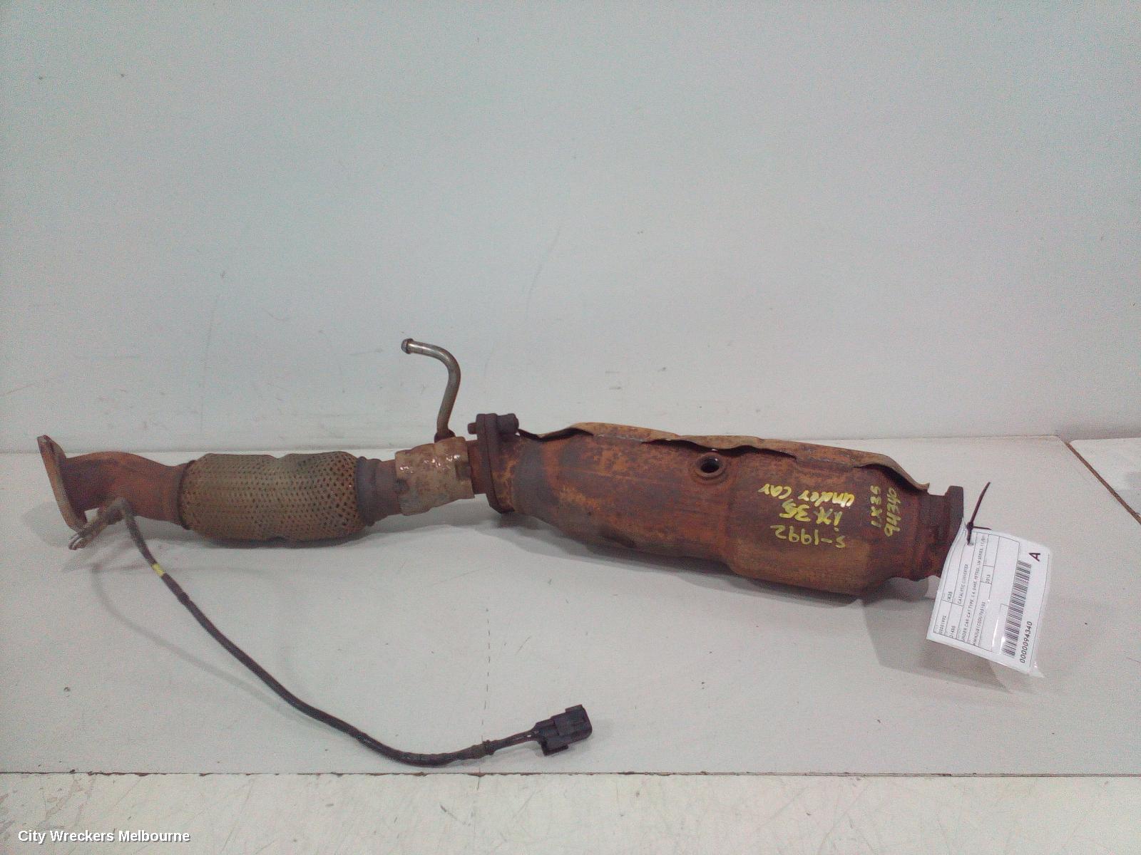 HYUNDAI IX35 CATALYTIC CONVERTER, UNDER CAR-CAT TYPE, 2.4, G4KE, PETROL, LM SERIES, 11/2009 - 08/2013