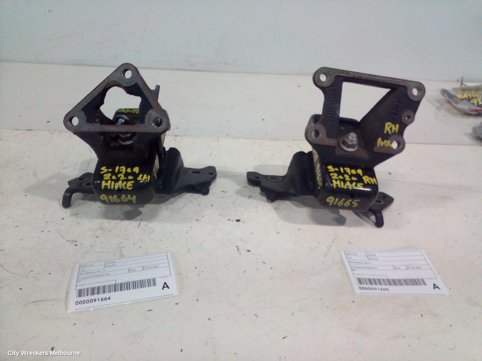 TOYOTA HIACE MOUNT, 300 SERIES, 02/2019 ONWARDS