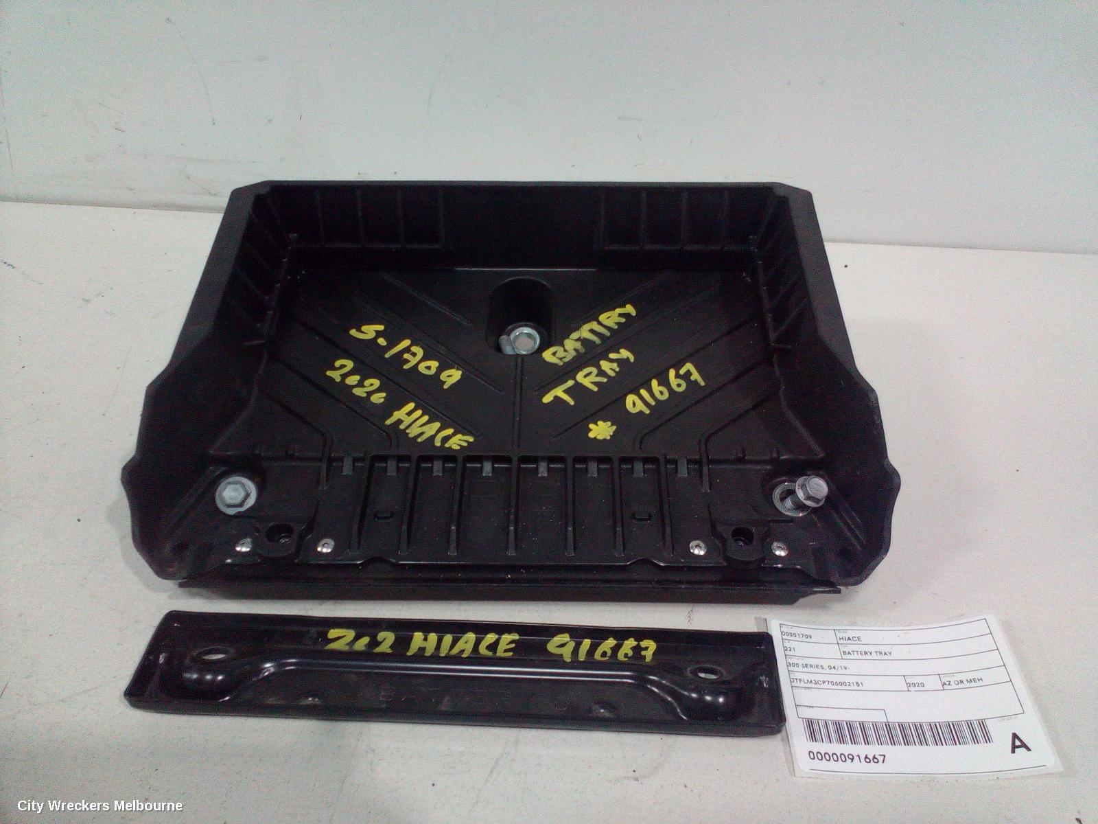 TOYOTA HIACE BATTERY TRAY, 300 SERIES, 02/2019 ONWARDS