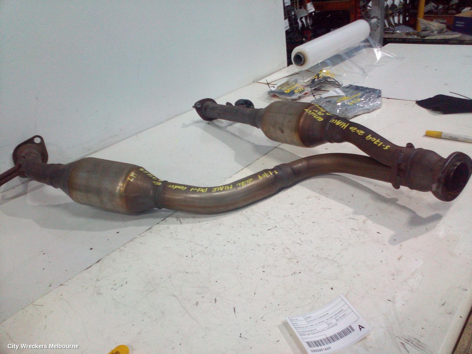 TOYOTA HIACE CATALYTIC CONVERTER, MANIFOLD-CAT TYPE, 3.5, PETROL, RH SIDE, 300 SERIES, 04/2019 - 12/2021