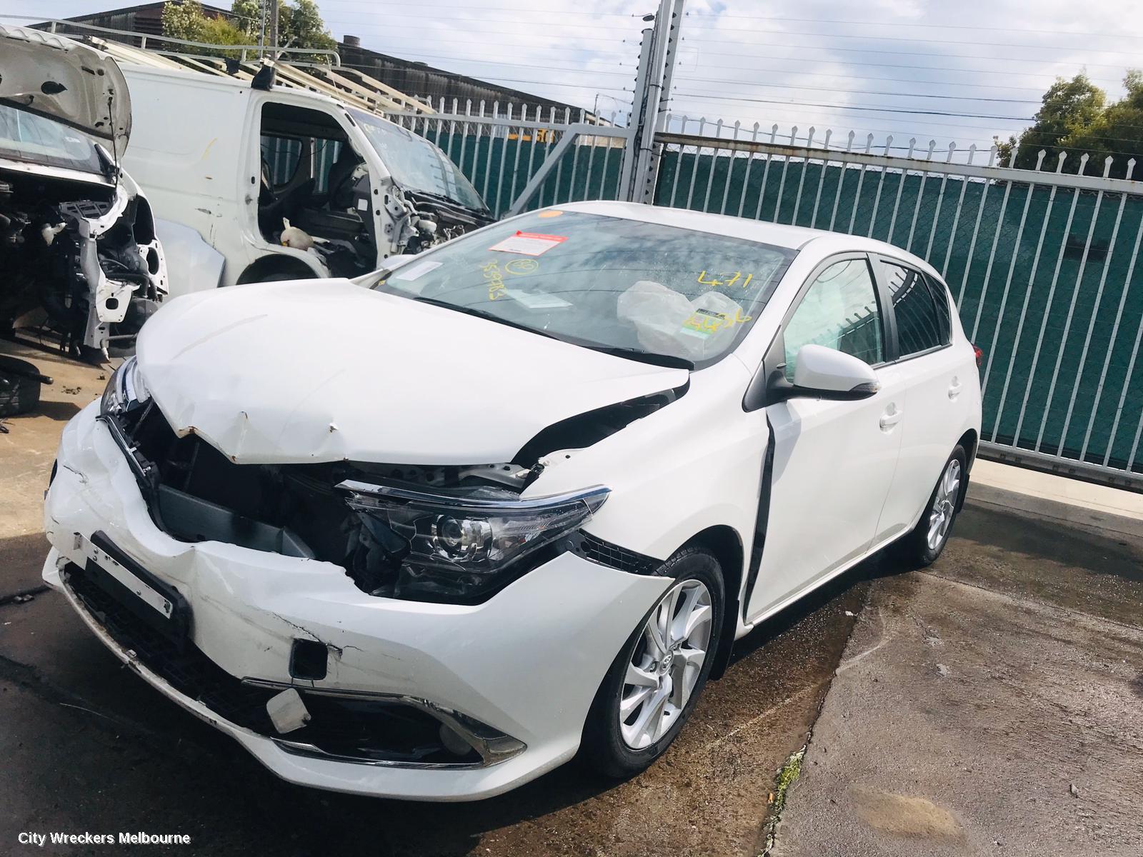TOYOTA COROLLA SUNVISOR, ZRE182R, LH SIDE, 10/2012 - 06/2018