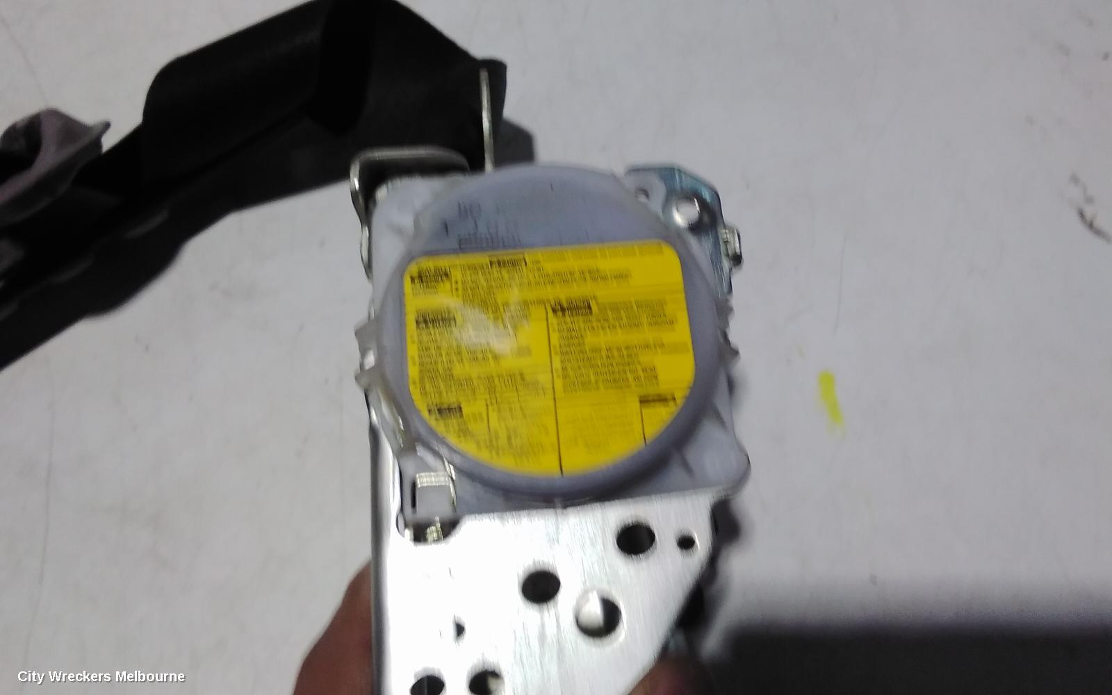 TOYOTA KLUGER SEATBELT/STALK, LH FRONT, SEAT BELT ONLY, GSU40-GSU45, 07/2010 - 02/2014