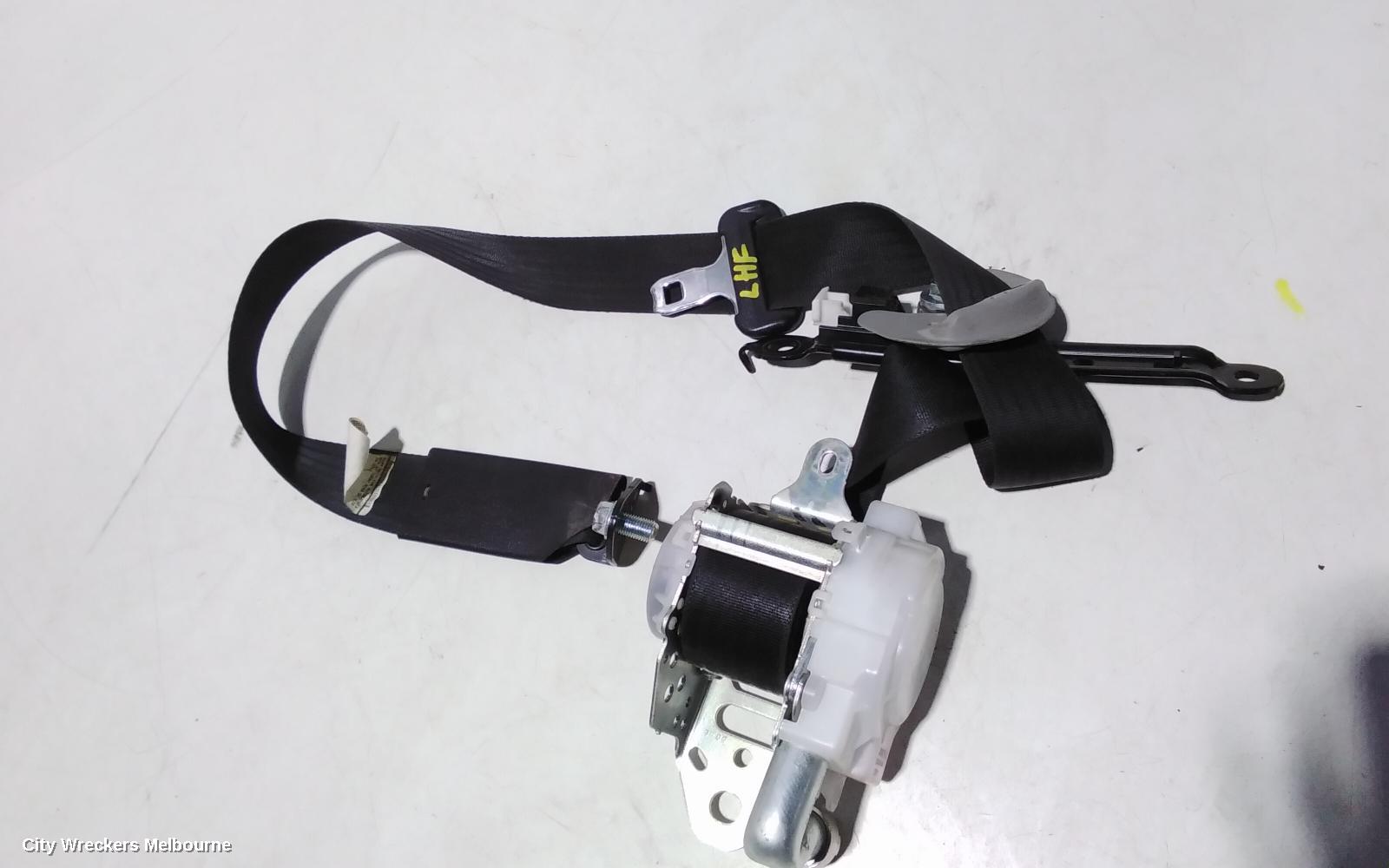 TOYOTA KLUGER SEATBELT/STALK, LH FRONT, SEAT BELT ONLY, GSU40-GSU45, 07/2010 - 02/2014