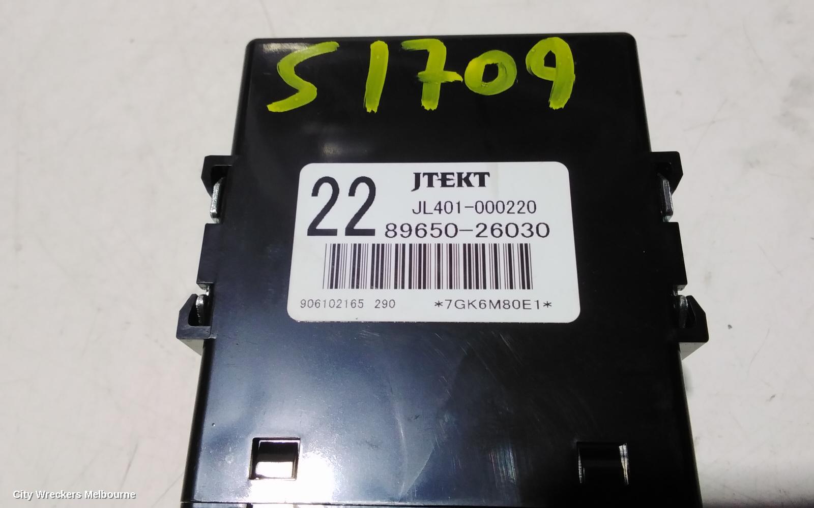TOYOTA HIACE ECU, POWER STEERING ECU, 300 SERIES, 04/2019 ONWARDS