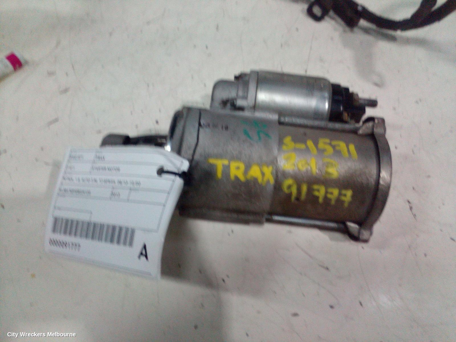 HOLDEN TRAX STARTER, PETROL, 1.8, AUTO T/M, TJ SERIES, 08/2013 - 12/2020