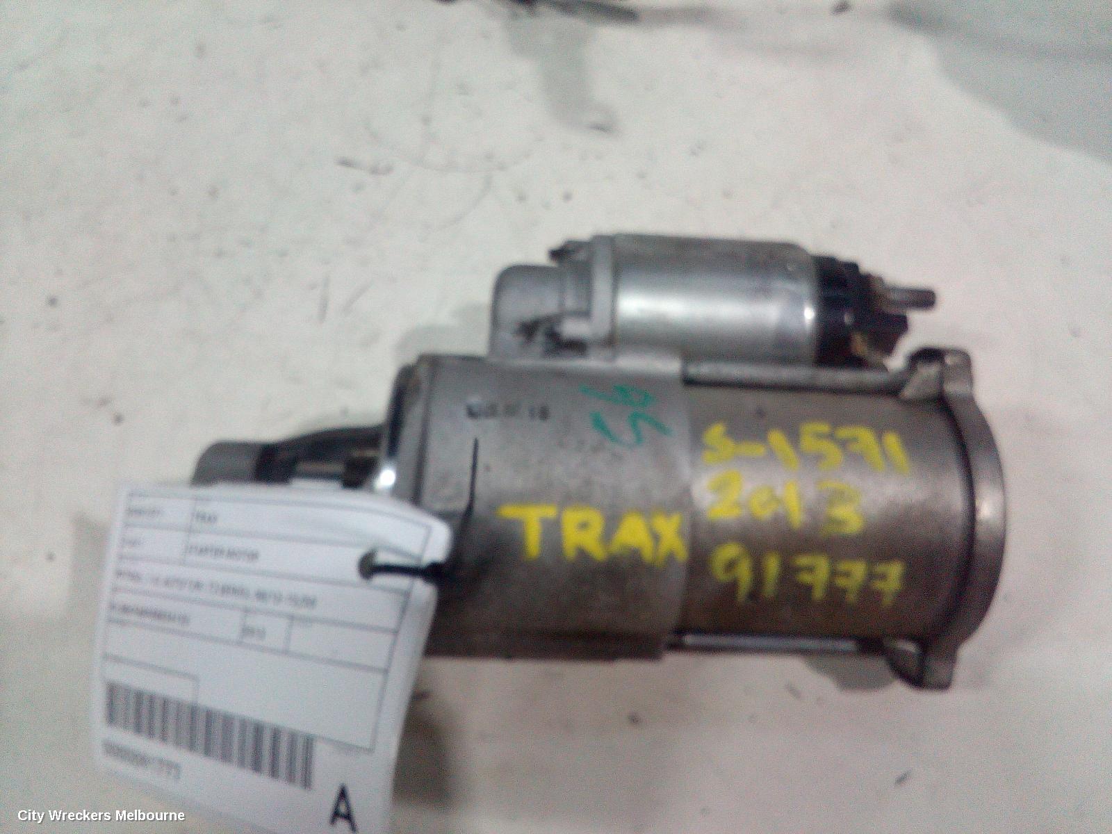 HOLDEN TRAX STARTER, PETROL, 1.8, AUTO T/M, TJ SERIES, 08/2013 - 12/2020