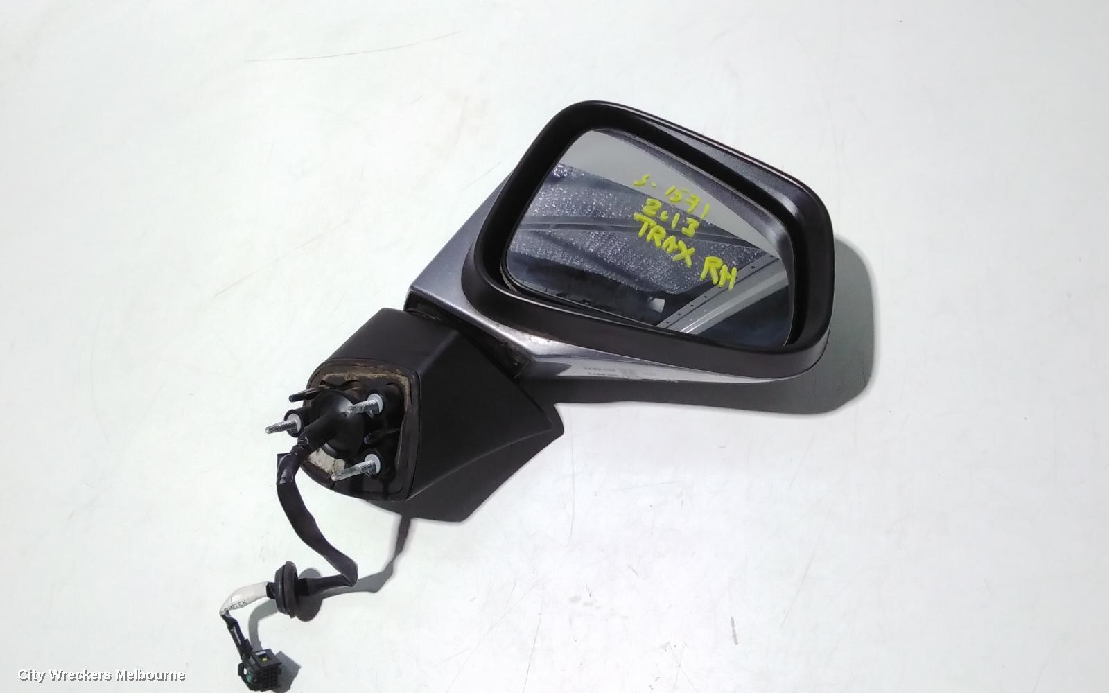HOLDEN TRAX RIGHT DOOR MIRROR, TJ SERIES, LS, 08/2013 - 09/2016
