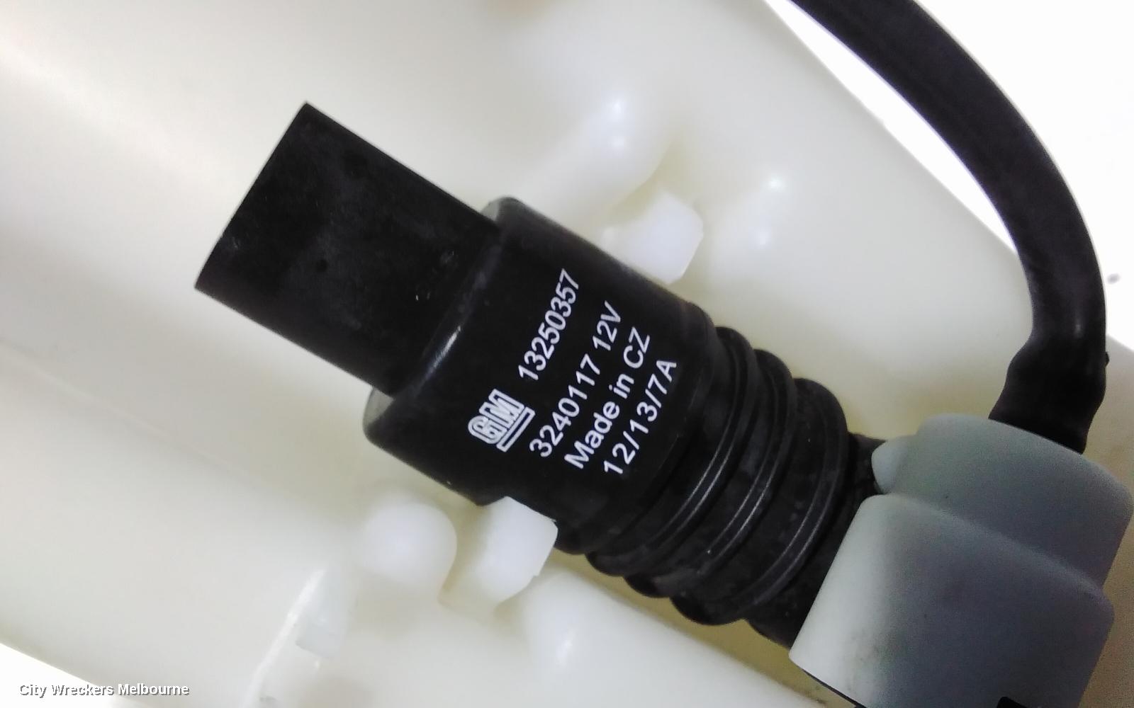 HOLDEN TRAX WASHER BOTTLE, TJ SERIES, 08/2013 - 12/2020