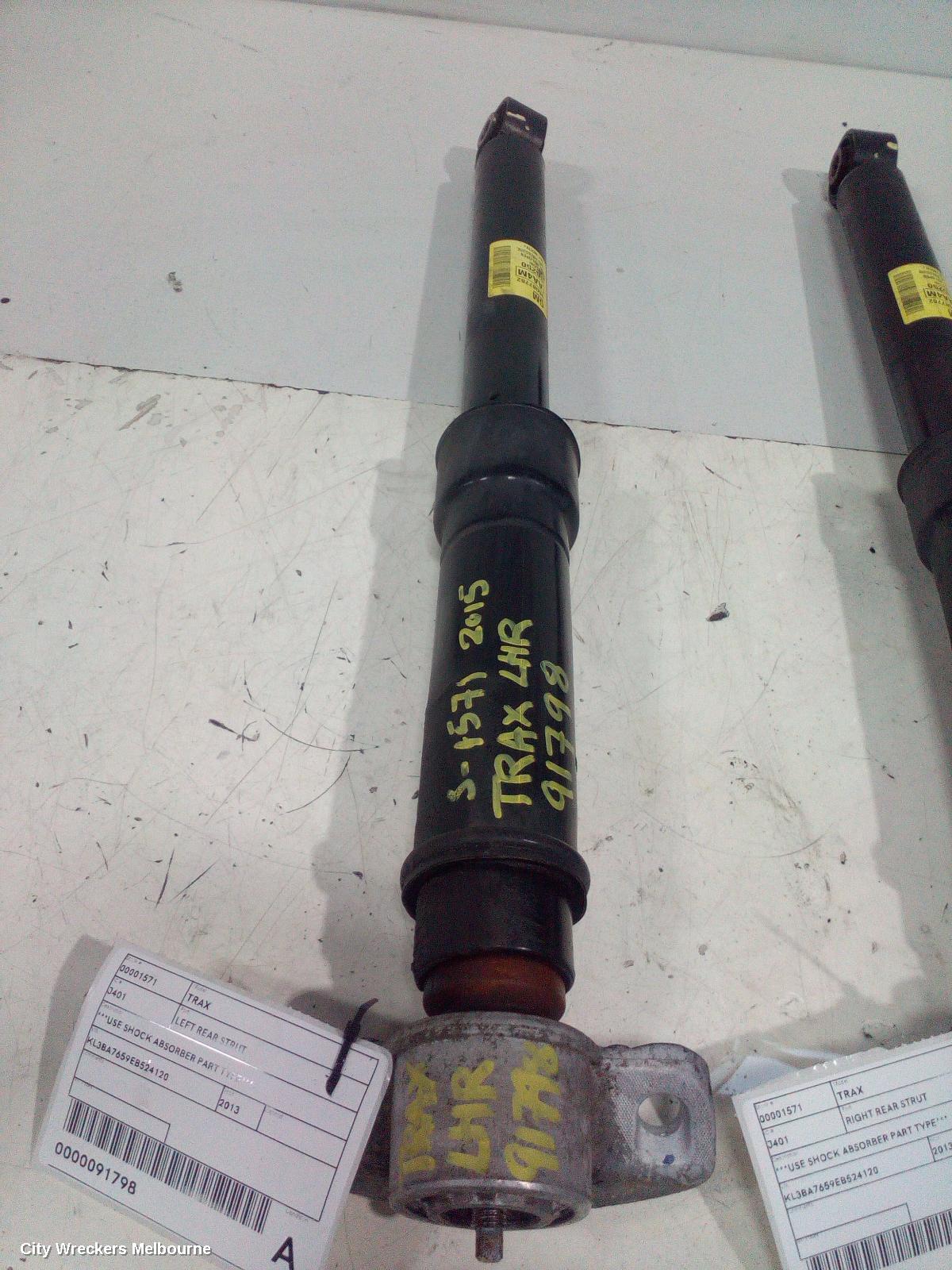 HOLDEN TRAX LEFT REAR STRUT, ***USE SHOCK ABSORBER PART TYPE***