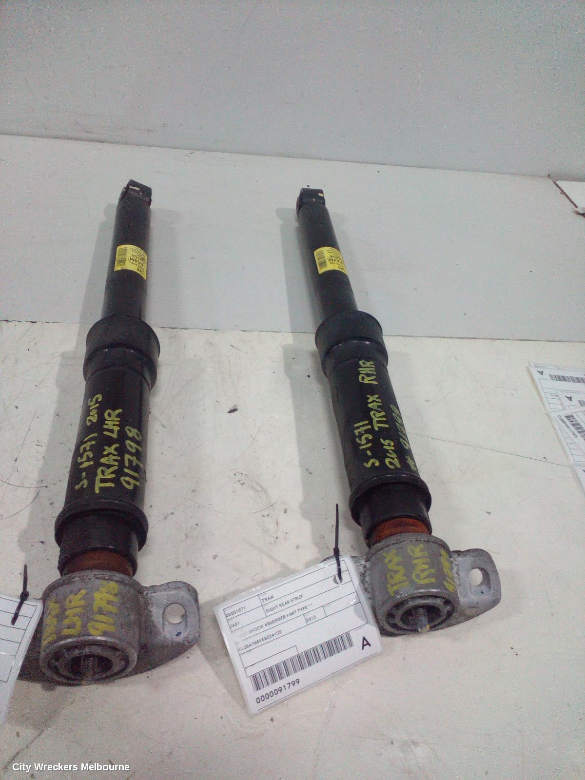 HOLDEN TRAX LEFT REAR STRUT, ***USE SHOCK ABSORBER PART TYPE***