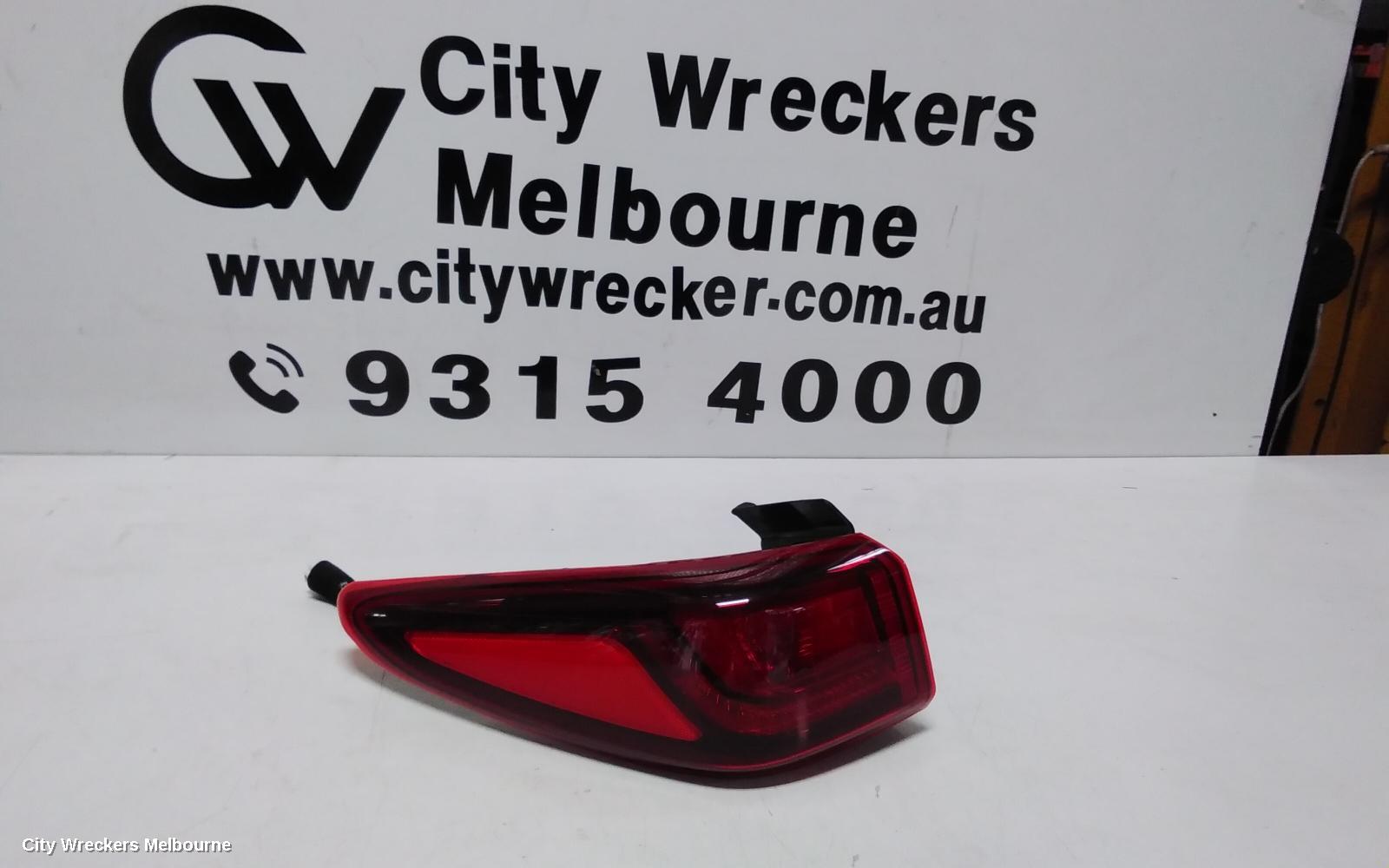 HYUNDAI KONA LEFT TAILLIGHT, OS, IN BODY, NON LED TYPE, 09/2017 - 10/2020