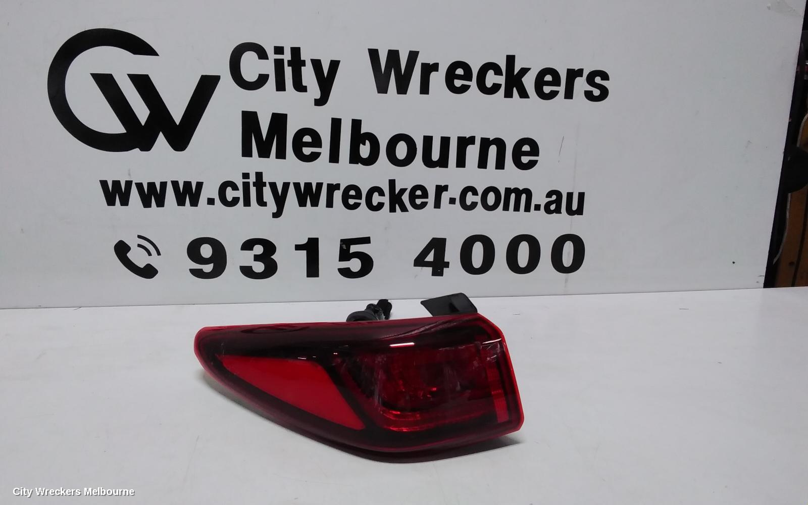 HYUNDAI KONA LEFT TAILLIGHT, OS, IN BODY, NON LED TYPE, 09/2017 - 10/2020