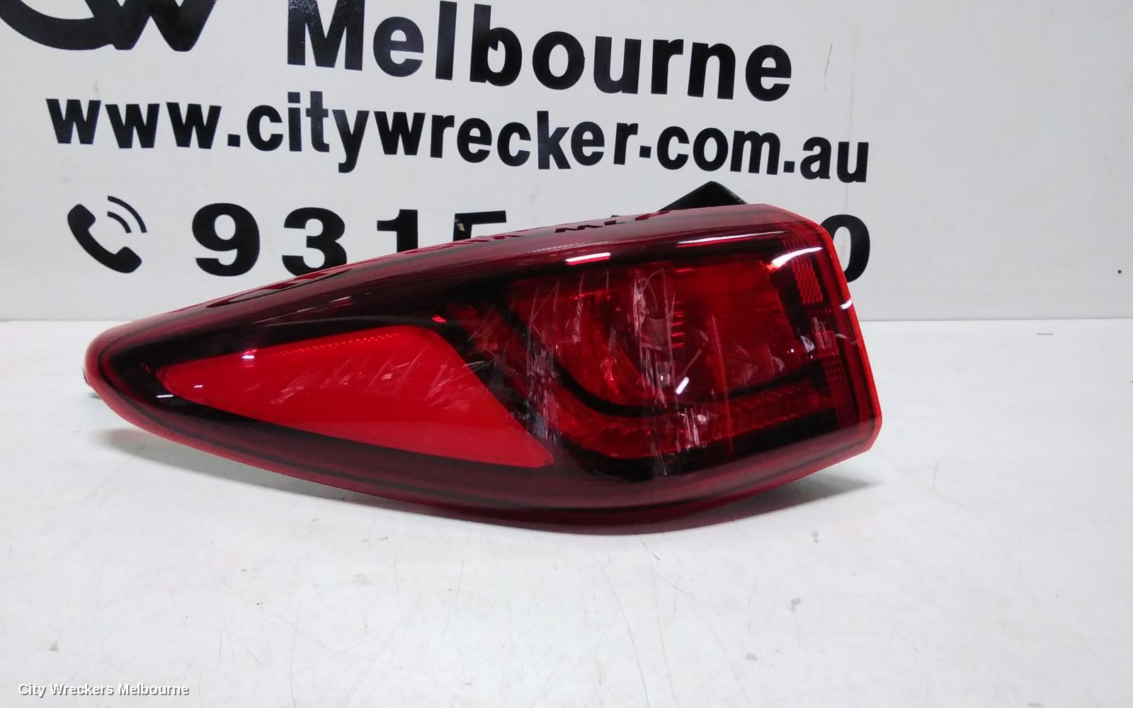 HYUNDAI KONA LEFT TAILLIGHT, OS, IN BODY, NON LED TYPE, 09/2017 - 10/2020
