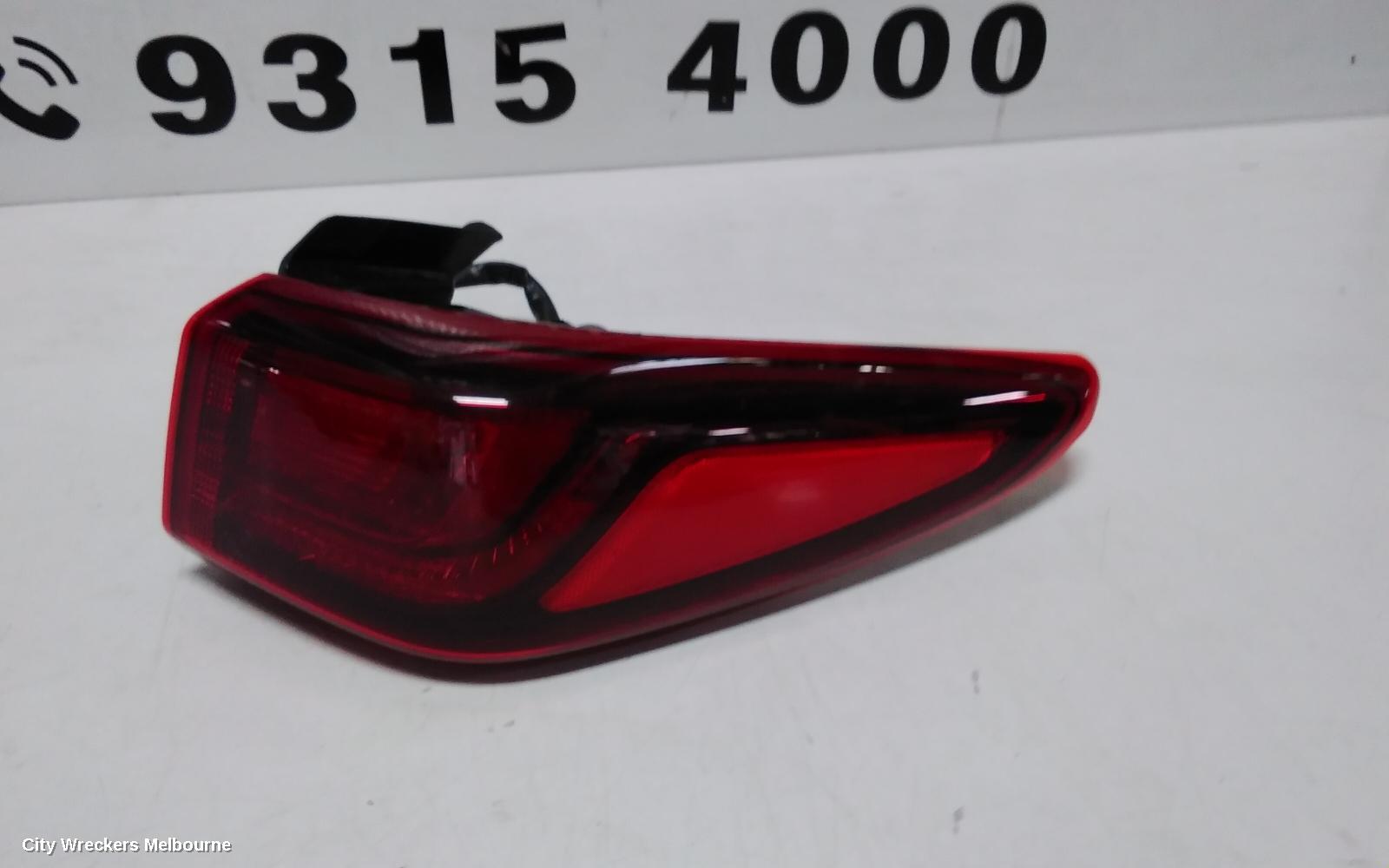 HYUNDAI KONA RIGHT TAILLIGHT, OS, IN BODY, NON LED TYPE, 09/2017 - 10/2020