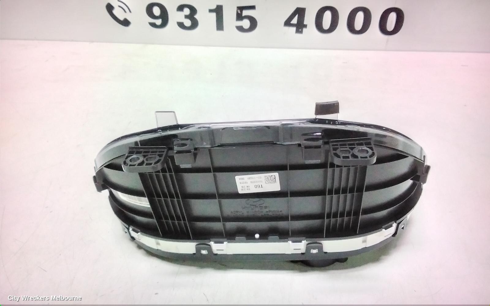 HYUNDAI KONA INSTRUMENT CLUSTER, INSTRUMENT CLUSTER, STANDARD TYPE, OS, 09/2017 ONWARDS