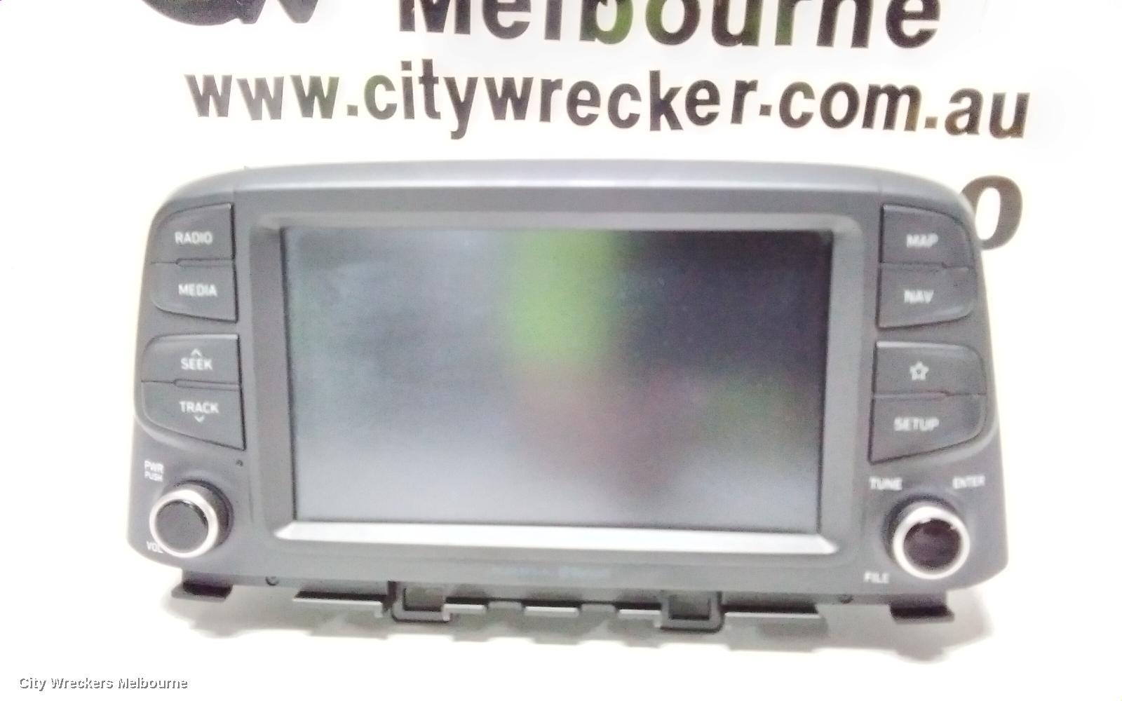 HYUNDAI KONA RADIO/CD/DVD/SAT/TV, DISPLAY UNIT, 8 IN, OS, 09/2017 ONWARDS