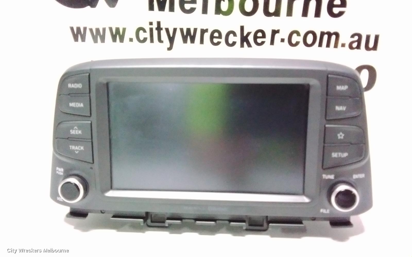 HYUNDAI KONA RADIO/CD/DVD/SAT/TV, DISPLAY UNIT, 8 IN, OS, 09/2017 ONWARDS