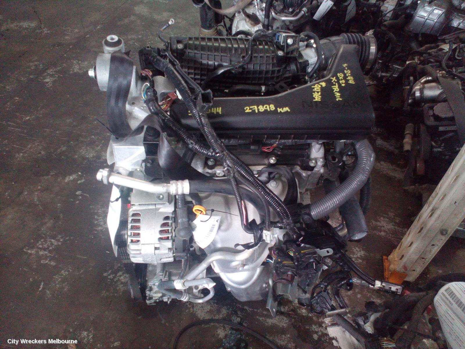 NISSAN XTRAIL ENGINE, PETROL, 2.5, QR25DE, AUTO T/M, T32, 02/2014 ONWARDS