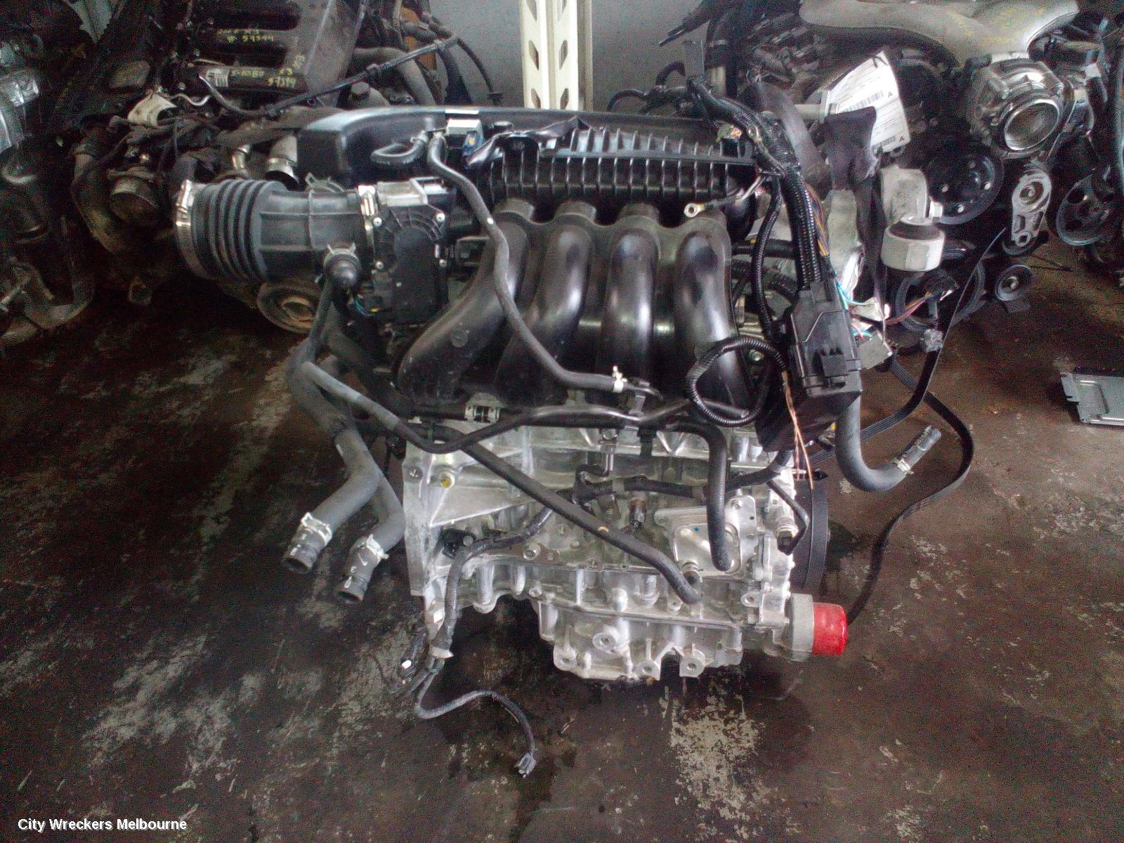 NISSAN XTRAIL ENGINE, PETROL, 2.5, QR25DE, AUTO T/M, T32, 02/2014 ONWARDS