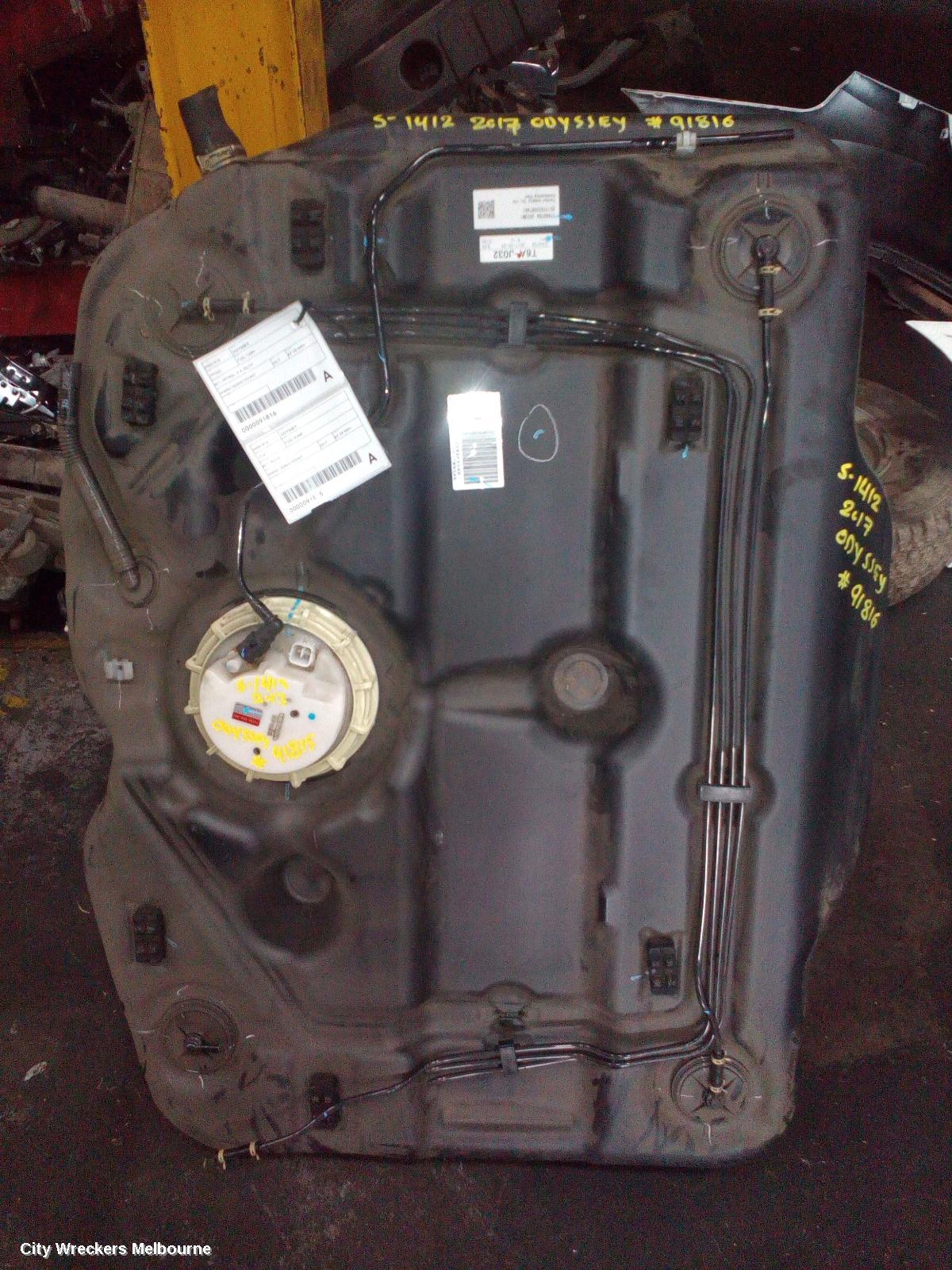 HONDA ODYSSEY FUEL TANK, RC1, PETROL, 2.4, 02/2014 ONWARDS