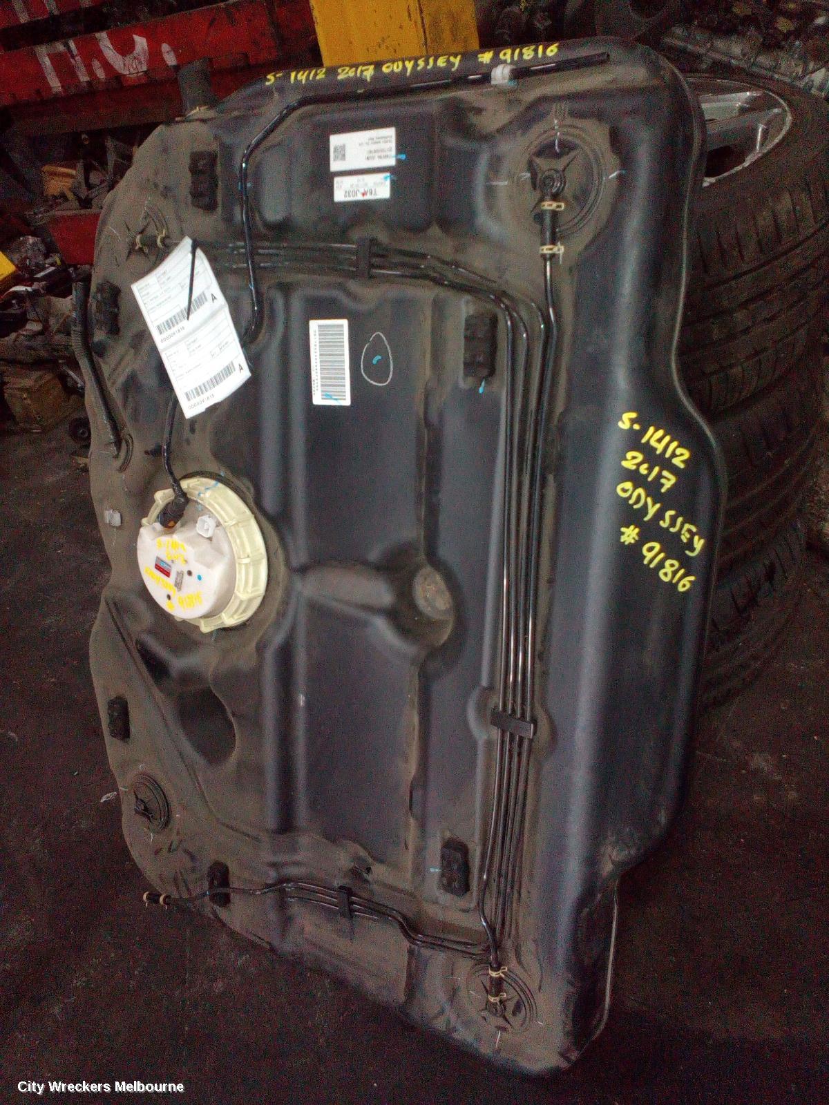 HONDA ODYSSEY FUEL TANK, RC1, PETROL, 2.4, 02/2014 ONWARDS