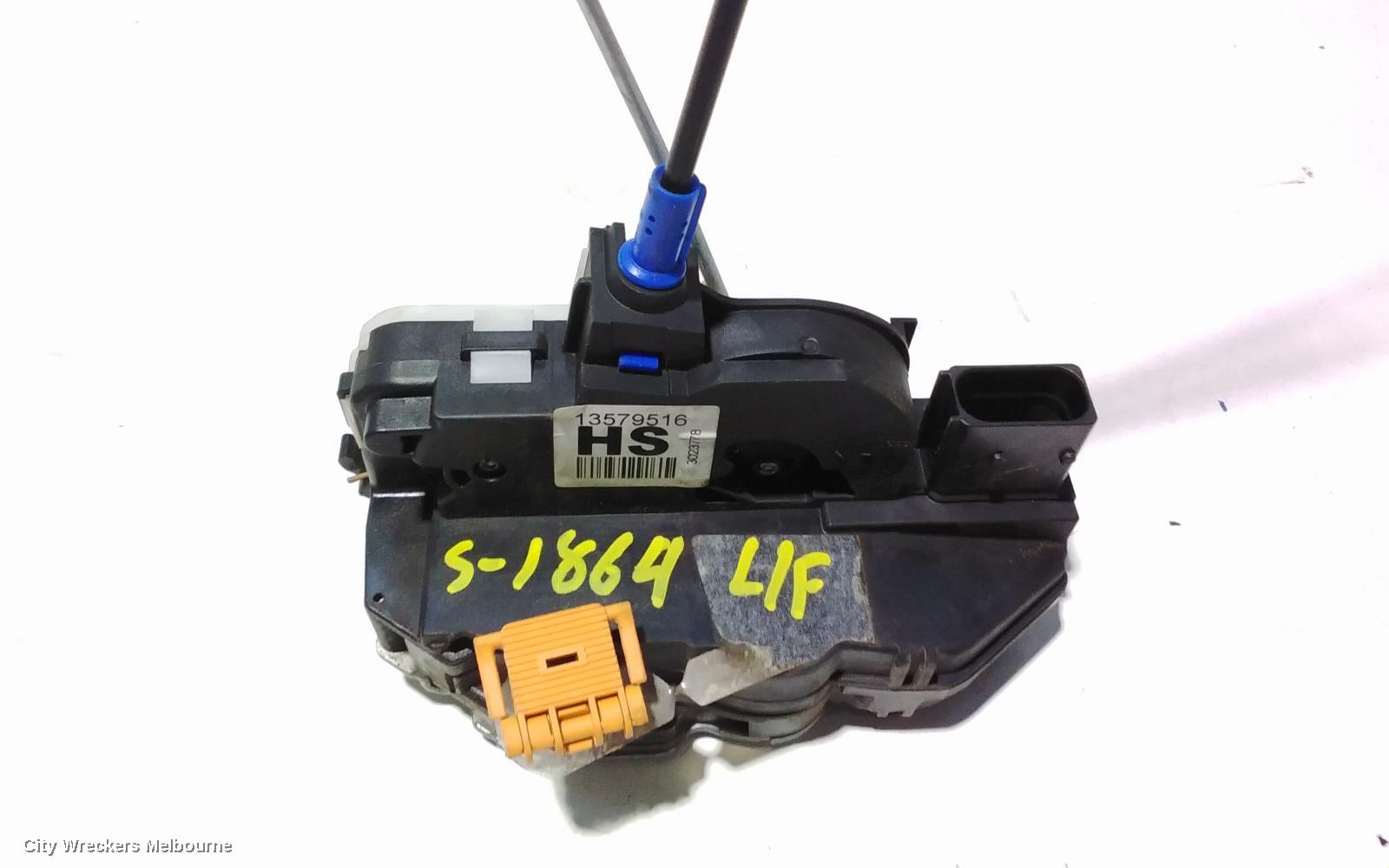 HOLDEN COMMODORE DOOR/BOOT/GATE LOCK, LEFT FRONT DOOR LOCK, VF, 05/2013 - 12/2017