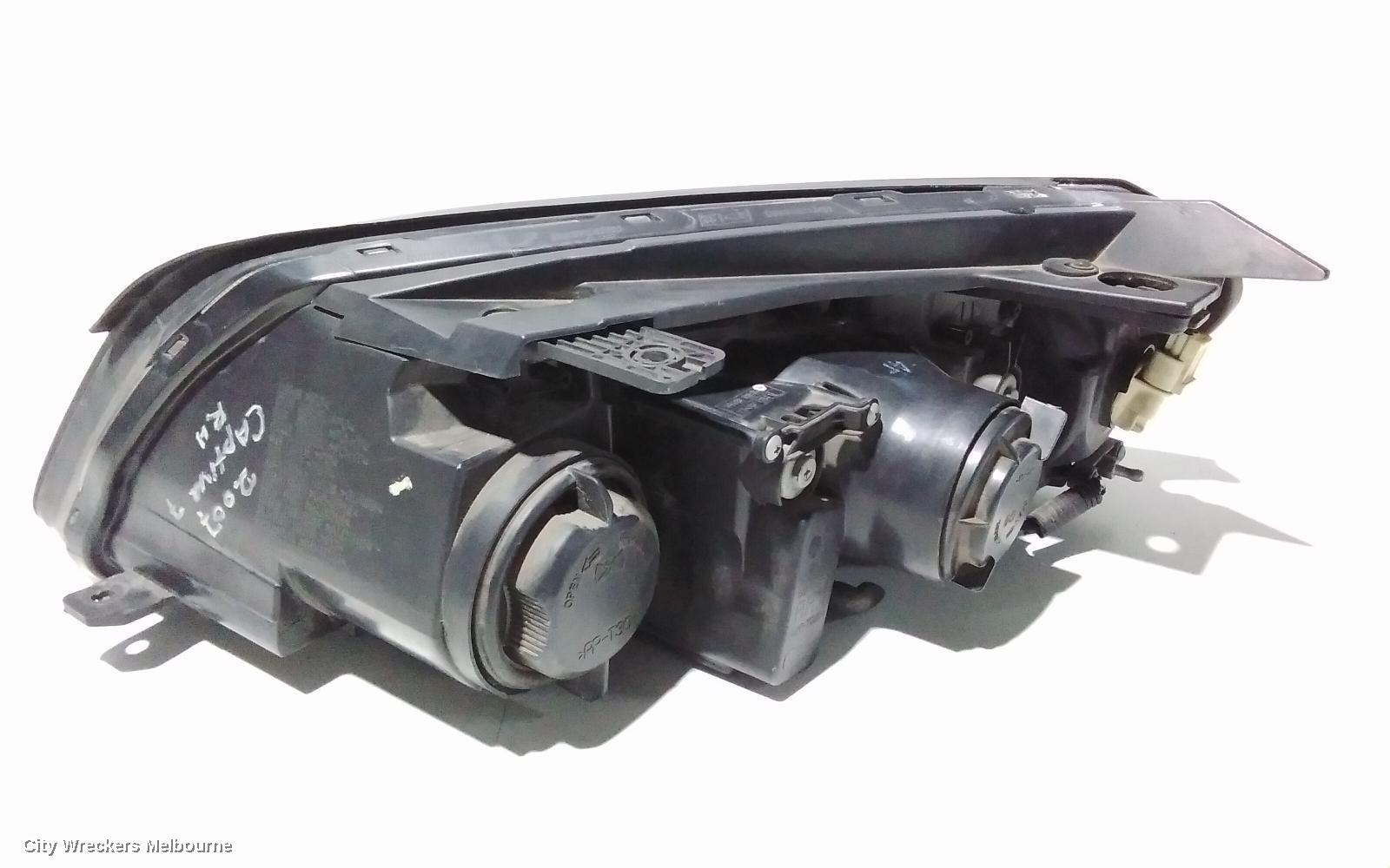 HOLDEN CAPTIVA RIGHT HEADLAMP, CG, CX/LX/SX/CAPTIVA 7 (4TH VIN = C), CHROME INNER TYPE, 09/2006 - 02/2011